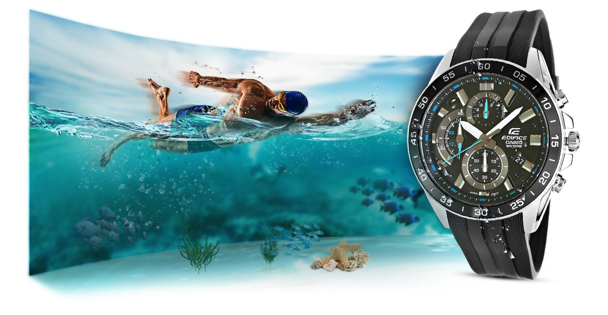 Zegarek Męski CASIO EDIFICE EFV-550P-1AVUEF 10 BAR - obrazek 8