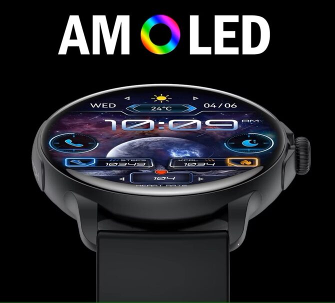 Smartwatch Damski Rubicon RNCF35 BLACK Bransoleta + Pasek - obrazek 10