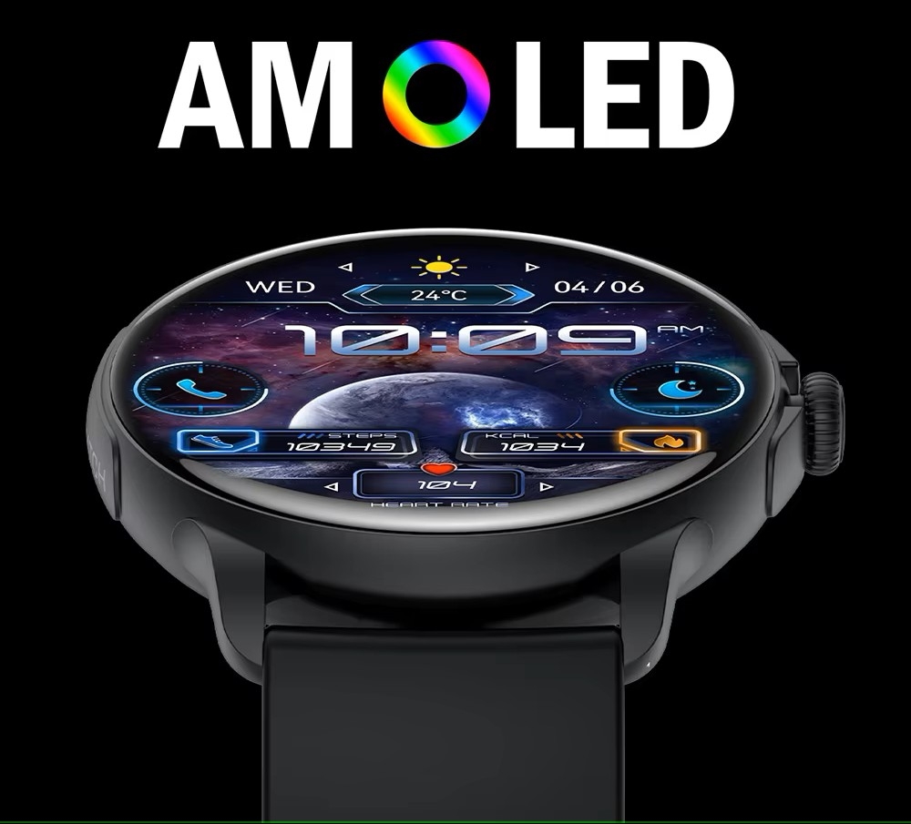 Smartwatch Damski Rubicon RNCF35 BLACK Bransoleta + Pasek - obrazek 10