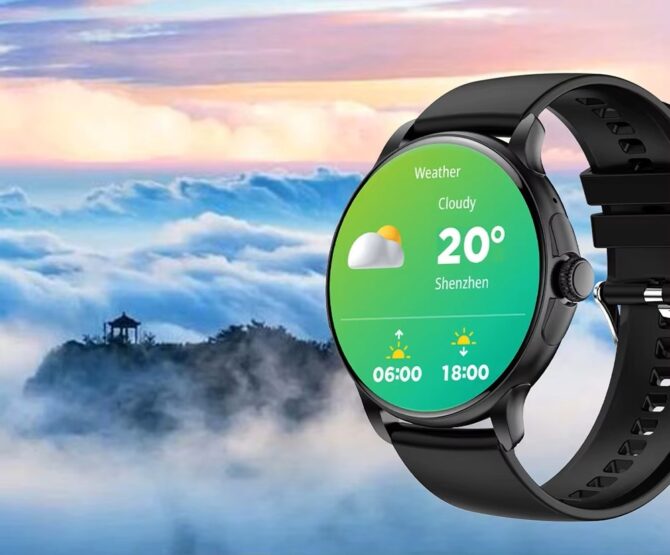 Smartwatch Damski Rubicon RNCF35 BLACK Bransoleta + Pasek - obrazek 12