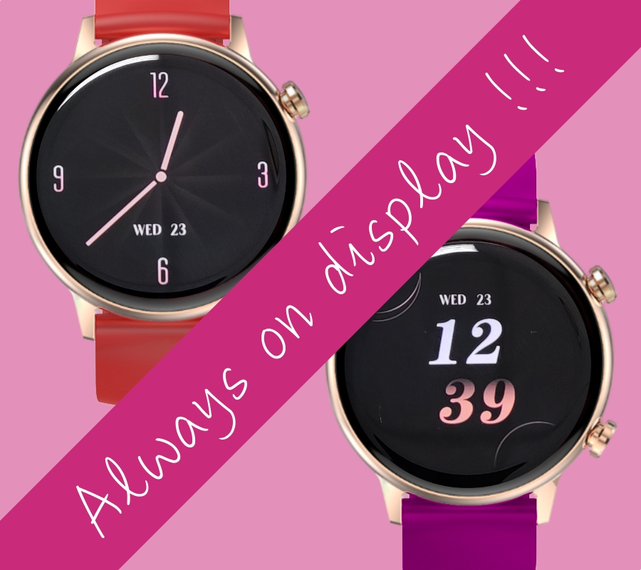 Smartwatch Damski RUBICON RNCF09 Rose Gold/Pink SMARUB234 - obrazek 13