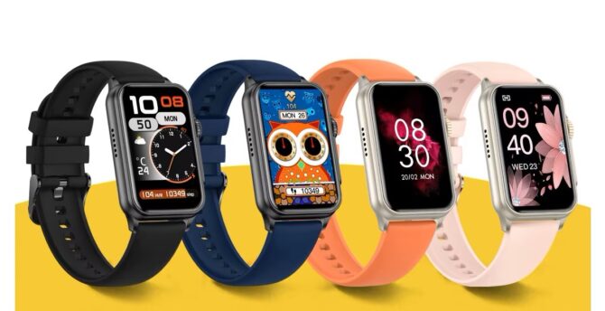 Smartwatch Damski RUBICON RNCF06 Black/Dark Blue SMARUB220 - obrazek 14