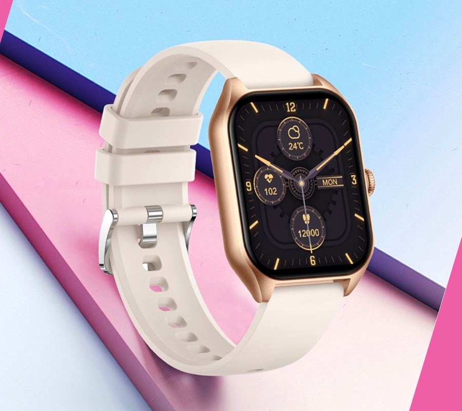 Smartwatch Damski Rubicon RNCF03-5 Różowe złoto Bransoleta + Pasek - obrazek 16