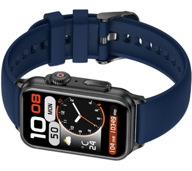 Smartwatch Damski RUBICON RNCF06 Black/Dark Blue SMARUB220 - obrazek 2