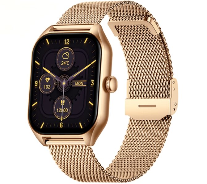 Smartwatch Damski Rubicon RNCF03-5 Różowe złoto Bransoleta + Pasek - obrazek 2