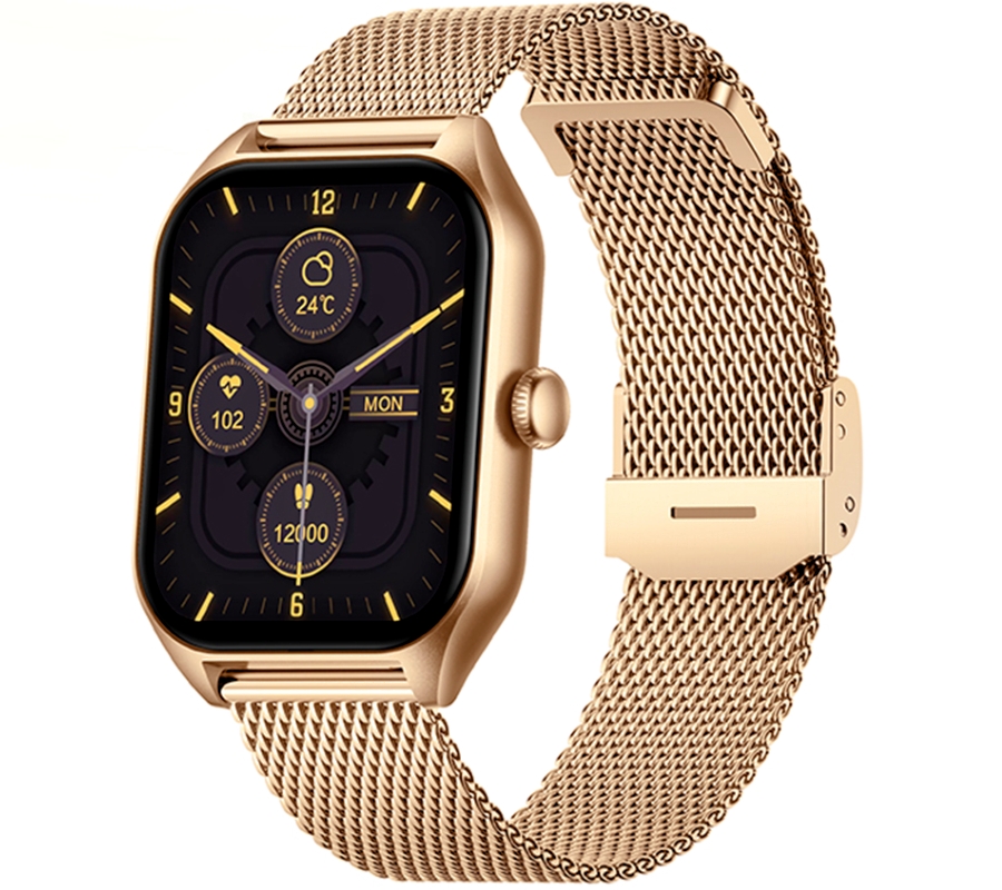 Smartwatch Damski Rubicon RNCF03-5 Różowe złoto Bransoleta + Pasek - obrazek 2