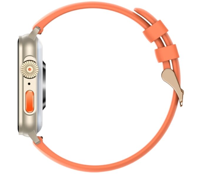 Smartwatch Damski RUBICON RNCF06 Tytan/Orange SMARUB221 - obrazek 3