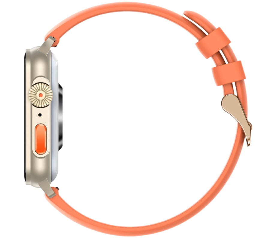 Smartwatch Damski RUBICON RNCF06 Tytan/Orange SMARUB221 - obrazek 3