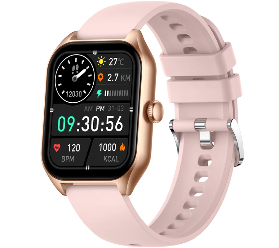 Smartwatch Damski Rubicon RNCF03-5 Różowe złoto Bransoleta + Pasek - obrazek 3