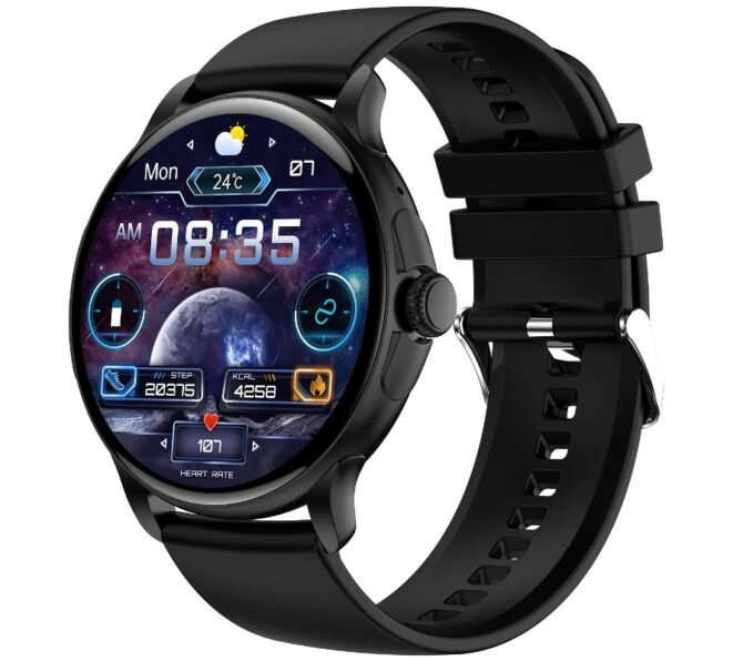 Smartwatch Damski Rubicon RNCF35 BLACK Bransoleta + Pasek - obrazek 3