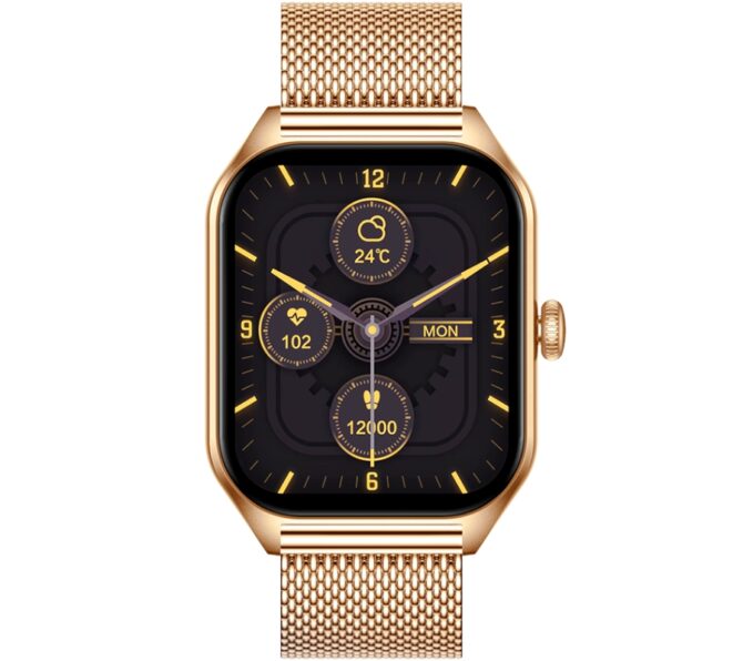 Smartwatch Damski Rubicon RNCF03-5 Różowe złoto Bransoleta + Pasek - obrazek 4
