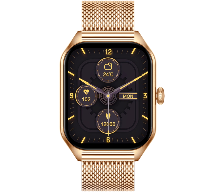 Smartwatch Damski Rubicon RNCF03-5 Różowe złoto Bransoleta + Pasek - obrazek 4