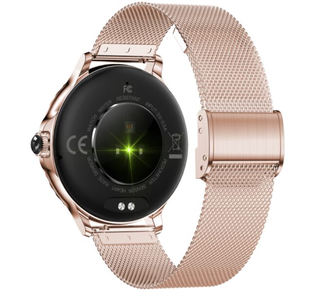 Smartwatch Damski Rubicon RNCF19-1 Różowe Złoto  Bransoleta + Pasek - obrazek 7