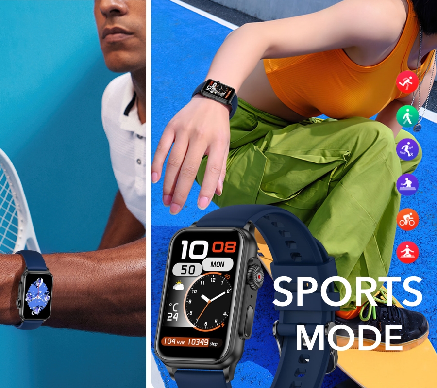 Smartwatch Damski RUBICON RNCF06 Black SMARUB222 - obrazek 6