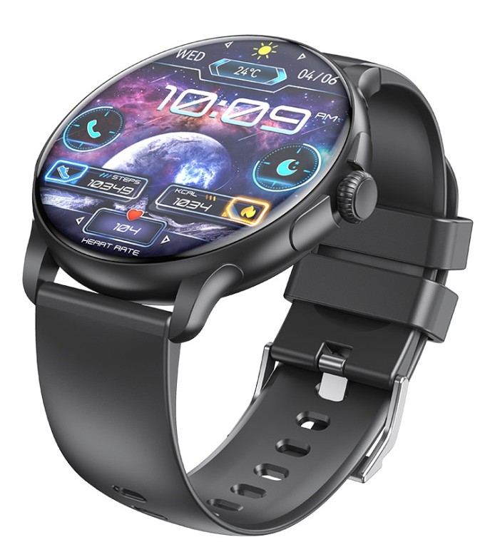 Smartwatch Damski Rubicon RNCF35 BLACK Bransoleta + Pasek - obrazek 6