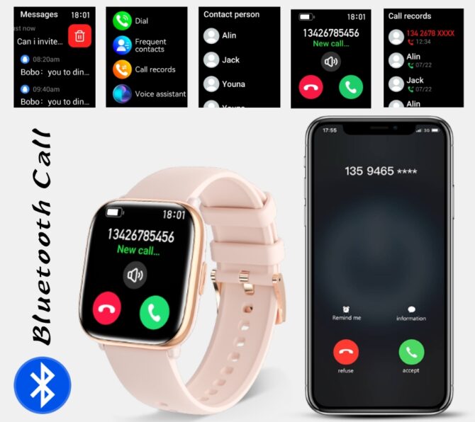 Smartwatch Damski Rubicon RNCF31 BLACK - obrazek 7