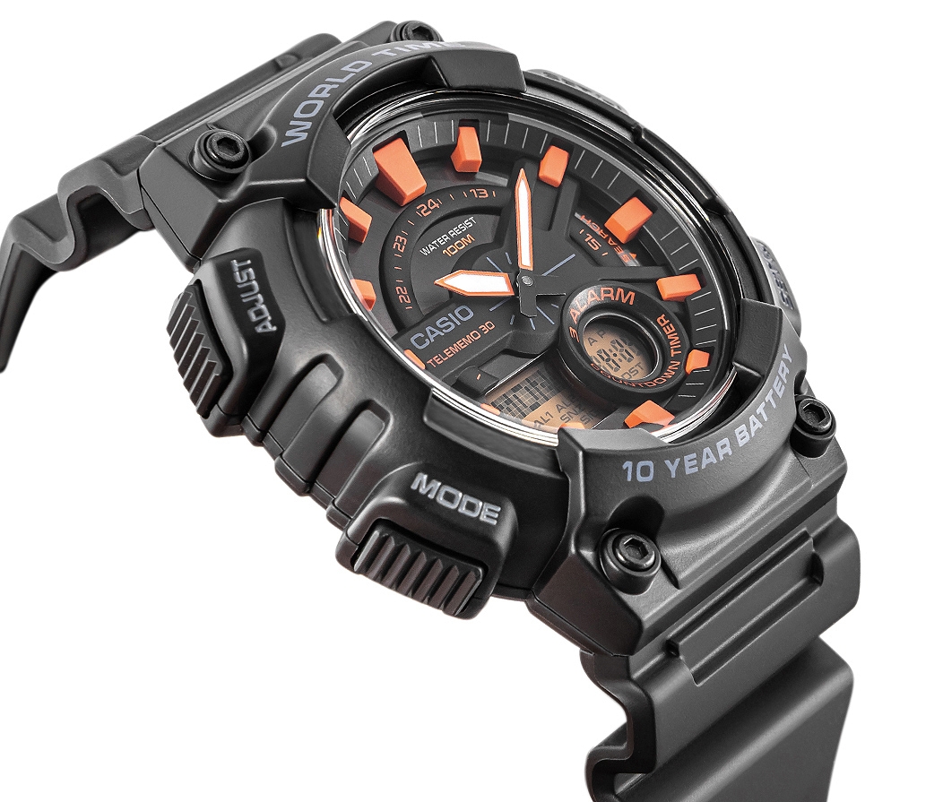 Zegarek Męski CASIO Gerton AEQ-110W-1A2VDF + BOX - obrazek 3