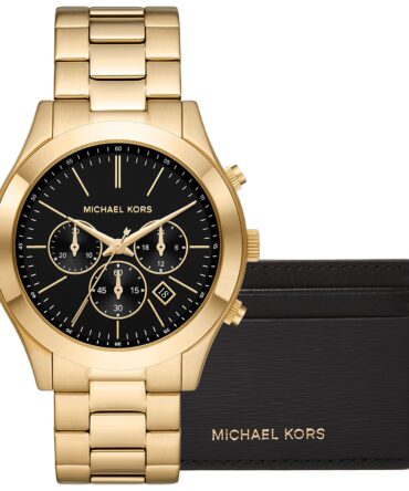 Zegarek Męski + Etui na karty MICHAEL KORS MK1076SET + BOX