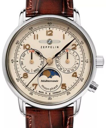 Zegarek Dęmski ZEPPELIN LZ121 Mediterranee Moonphase 9637-5 + BOX