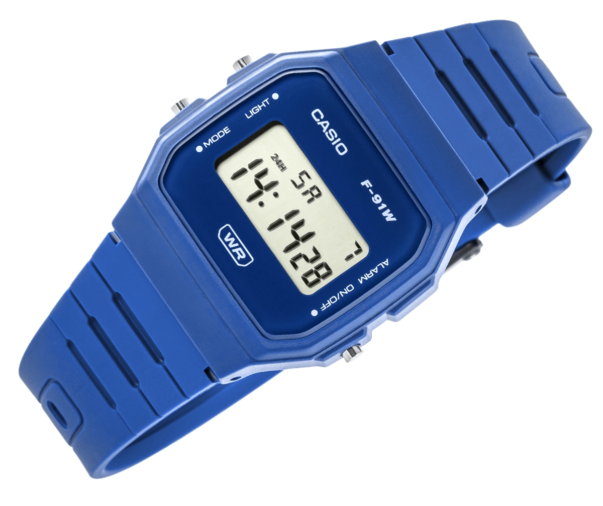 Zegarek CASIO Unisex F-91WB-2A1DF + BOX - obrazek 2