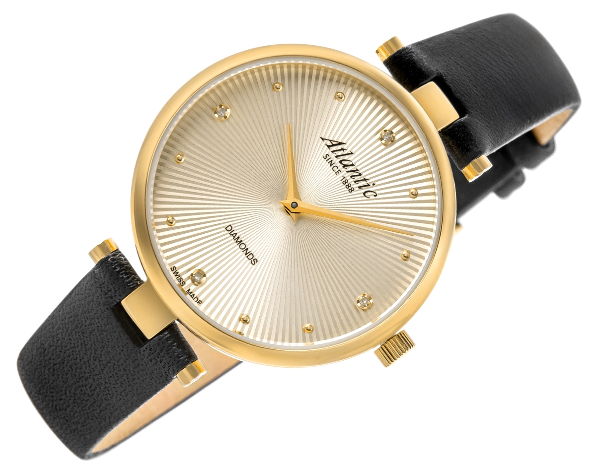 Zegarek Damski Atlantic Royal Diamonds 29044.45.37 + BOX - obrazek 2