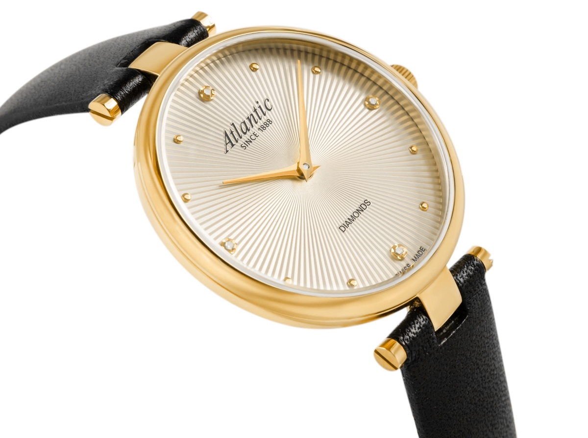 Zegarek Damski Atlantic Royal Diamonds 29044.45.37 + BOX - obrazek 3