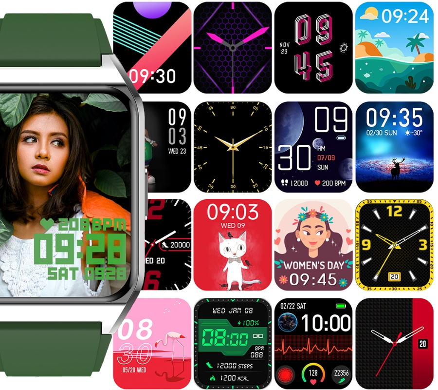 Smartwatch Rubicon RNCE89 Black SMARUB162 - obrazek 4