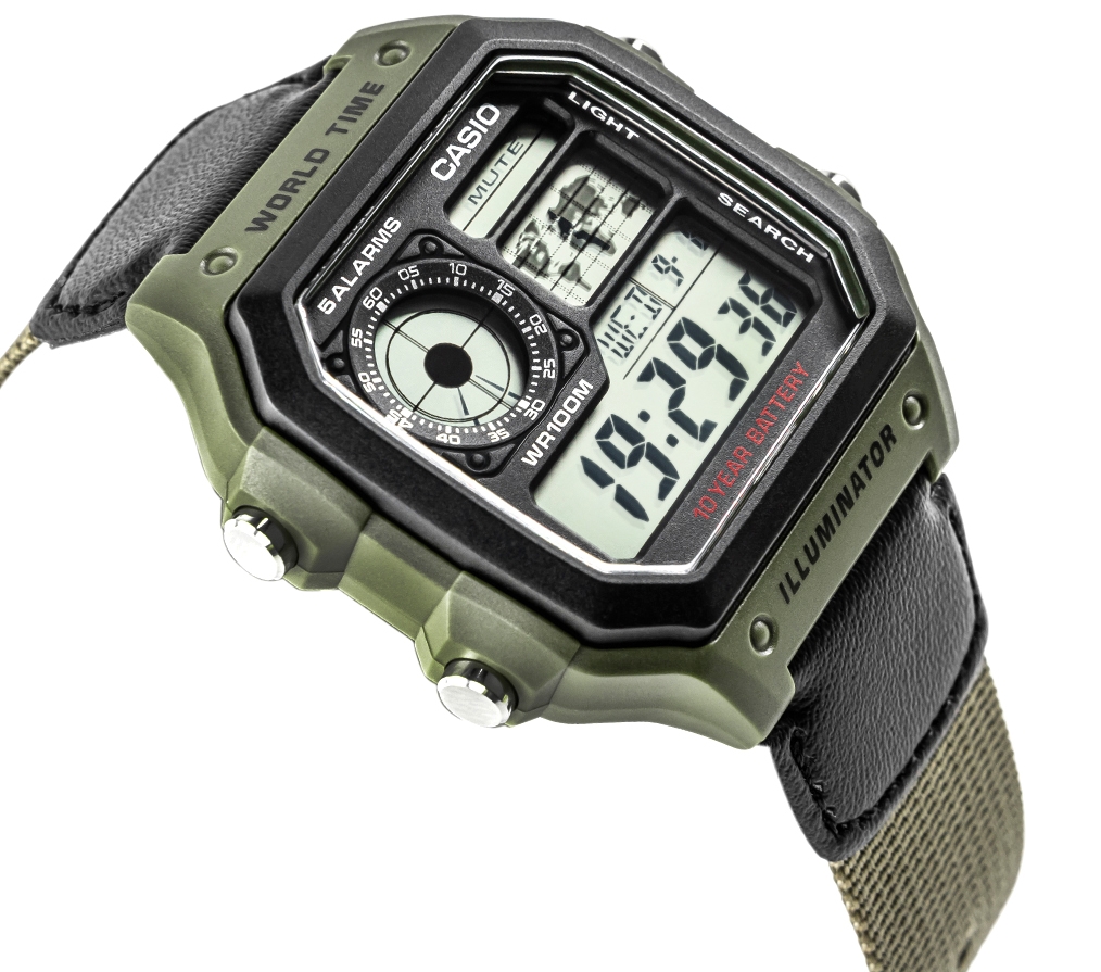 Zegarek Męski CASIO AE-1200WHB-3BVDF + BOX - obrazek 3