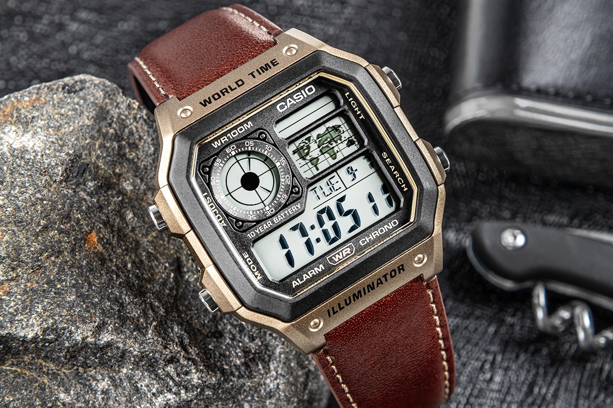 Zegarek Męski CASIO AE-1200WHL-5AVDF + BOX - obrazek 5